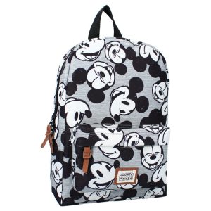 Mochila mini gris con diseño Disney de Mickey Mouse