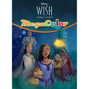 Libro para colorear de Wish, el poder de los deseos, la nueva película Disney