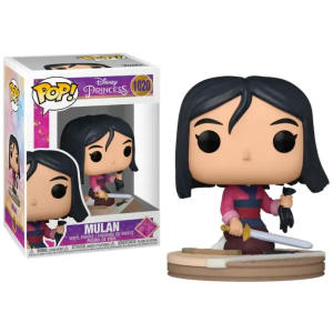 Figura de vinilo Funko Pop! de unos 9 cm. de Mulán, la más guerrera de las princesas Disney.