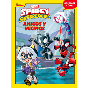 Un poco de ayuda para el superequipo nunca viene mal. ¿Qué es mejor que tres superhéroes? ¡Muchos superhéroes! Iron Man y Black Panther se unen a Spidey, Spider Fantasma y Spin en esta nueva aventura.