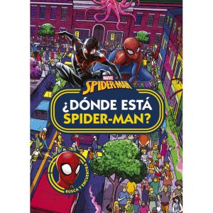 Libro al estilo de "¿Dónde está Wally?". ¿Eres capaz de encontrar a nuestro amigo y vecino Spider-Man por la ciudad de Nueva York?