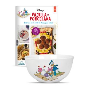 Bol de desayuno de la colección de la vajilla Disney de porcelana de Planeta DeAgostini